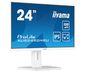 iiyama 24" WHITE ETE IPS-panel,1920x1080@100Hz,Adj. Stand,Pivot,250cd/m²,Speakers,HDMI,DP,0,4ms,USB-HUB 4x3.2
