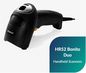 Newland HR52 Bonito 2D HH Reader, CMOS Duo Near/Far MP imager+Laser Aimer, Black, Straight dual port 2m. USB cable