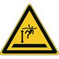 Brady ISO Safety Sign - Warning Deep water