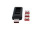 Exsys Port Blocker Port Blocker Key Usb Type-A Black, Red Plastic 4 Pc(S)
