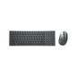 Dell Km7120W Keyboard Mouse Included Rf Wireless + Bluetooth Qwertz Czech, Slovakian Grey, Titanium