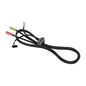 Hanwha Cable for audio/alarm, Sheath (Plastic), Coil (Copper), 700mm(27.56 inches) /40g(0.09lb), Black