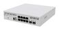 MikroTik Cloud Router Switch 310-8G+2S+IN with 800 Mhz CPU, 256 MB RAM, 8 x 2.5Gigabit Ethernet ports, 2 x SFP+ cages , RouterOS L5, desktop enclosure, rackmount ears, PSU