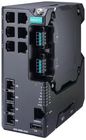 Moxa 8-port managed Ethernet switch, 88 to 300 VDC, 85 to 264 VAC, Extended Temp