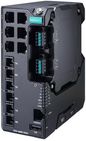 Moxa 9-port managed Ethernet switch, dual power supply 12/24/48 VDC