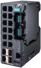 Moxa 12-port managed Ethernet switch, dual power supply 12/24/48 VDC, Extended Temp