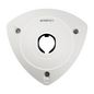 Hanwha Polycarbonate Remote Head Camera Ceiling Housing, white, RAL9003