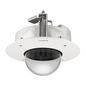 Hanwha Aluminum In-Ceiling Housing, RAL9003, Compatible with XND-6083RV/8083RV/8093RV/9083RV<br>XND-8093RV/9083RV