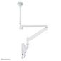 Neomounts Neomounts by Newstar Medical Monitor Ceiling Mount (Full Motion gas spring) for 10"-24" Screen, Height Adjustable - White