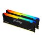 Kingston 32GB DDR4-2666MT/S CL16 DIMM (KIT OF 2) FURY BEAST RGB