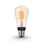 Philips by Signify Hue White Filament 1-pack ST64 E27 Filament Edison Soft white light vintage bulb Instant control via Bluetooth Control with app or voice* Add Hue Bridge to unlock more