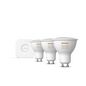 Philips by Signify Hue White and Colour Ambiance Starter kit GU10 White and coloured light Smart control Control with app or voice* Hue Bridge included