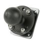 RAM Mounts RAM® Drill-Down Dashboard Ball Base with Backing Plate - C Size