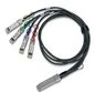 NVIDIA Mellanox Technologies MCP7F00-A01AR30N InfiniBand cable 1.5 m QSFP28 4x SFP28 Black