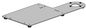 Ergonomic Solutions Freestanding peripheral plate (for one pole) for Samsung 24” Kiosk  -BLACK-