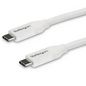 StarTech.com Usb-C To Usb-C Cable W/ 5A Pd - M/M - White - 4 M (13 Ft.) - Usb 2.0 - Usb-If Certified