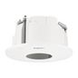 Hanwha Polycarbonate In-ceiling Flush Mount for Dome cameras, Ø209mm x H115mm (8.23" x 4.53"), 1,020g (2.25 lb), White