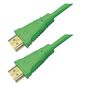 Mcab HDMI HI-SPEED CABLE WITH ETHERNET - GREEN - 2.0M