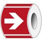 Brady ISO Safety Sign - Direction arrow (90° increments), fire fighting