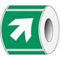 Brady ISO Safety Sign - Direction arrow  45° (90° increments), safe condition