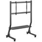 Techly Floor Stand with Shelf for LCD/LED/PLASMA TV 45-90"