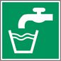Brady ISO Safety Sign - Drinking water
