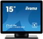 iiyama 15" PCAP Bezel Free Front, 10P Touch,1024x768,Speakers,VGA,HDMI,325cd/m²,USB, External PSU, Multitouch(OS)