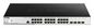 D-Link 28-Port Gigabit PoE+ Smart Switch including 4 SFP Ports - Power budget 370W - Metro Ethernet features - Console Port - Surge Protection IEC 61000-4-5 on all ports - ACL flow based mirroring - MAC based VLAN - Protocol based VLAN - 24 x PoE+ 10/100/1000Mbps  - 4 x SFP Auto-Negotiating Ports - Port 1-24 802.3at up to 30W - Half-/Full-Duplex, auto-negotiation, Auto MDI/MDIX - IEEE 802.3x Flow Control - 802.3ad Link Aggregation - Asymmetric VLAN - Voice VLAN - Jumbo frame 9,216 Bytes - Switching capacity 56 Gbps - 802.1p priority queues. - MAC Address table size 16k - Static MAC Addresses 256 - Static multicast addresses 64 - MAC/IP filtering - MAC/IP-based ACL 200 rules (Port List) - 802.1X port-base Access Control, Port Security - LLDP, LLDP-MED, Smart Binding, Traffic Segmentation - IPv6 configurations - D-Link Safeguard Engine - Smart Console Utility, web based management, compact CLI - DNA utility - 19"" Rackmount Installation - IEEE 802.3az EEE