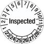 Brady Inspection Date Label - Inspected