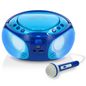 Lenco Scd-650 Karaoke Radio - Cd Player - Usb - Led Lights blue