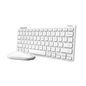 Trust Lyra Keyboard Mouse Included Rf Wireless + Bluetooth Qwerty Us English White