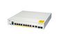 Cisco 8x 10/100/1000 Ethernet PoE+ ports, 120W PoE budget, 2x 1G SFP and RJ-45 combo uplinks