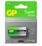 GP Batteries GP SUPER ALKALINE D/LR20 Battery. 2-Pack