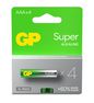 GP Batteries GP SUPER ALKALINE AAA/LR03 Battery. 4-Pack