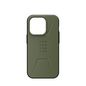 Urban Armor Gear Civilian Magsafe Mobile Phone Case 15.5 Cm (6.1") Cover Olive