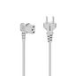 Hama 2 Power Cable White 5 M 3-Pin