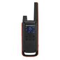 Motorola Talkabout T82 Quad Case Walkie-Talkies Two-Way Radio 16 Channels 446 - 446.2 Mhz Black, Orange