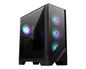 MSI Mag Forge 320R Airflow Computer Case Micro Tower Black, Transparent