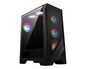 MSI Mag Forge 120A Airflow Computer Case Midi Tower Black, Transparent