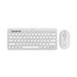 Logitech Pebble 2 Combo Keyboard Mouse Included Rf Wireless + Bluetooth Qwerty Us International White