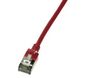 LogiLink Slim U/Ftp Networking Cable Red 1 M Cat6A U/Ftp (Stp)
