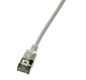 LogiLink Slim U/Ftp Networking Cable Grey 0.3 M Cat6A U/Ftp (Stp)
