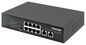 Intellinet 8-Port Gigabit Ethernet Poe+ Switch With 2 Rj45 Gigabit Uplink Ports, Ieee 802.3At/Af Power Over Ethernet (Poe+/Poe) Compliant, 120 W, Endspan, Desktop (With C14 2 Pin Power Cord)
