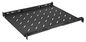 Intellinet 19" Fixed Shelf (Adjustable), 1U, 550Mm Shelf Depth, 550 To 750Mm Adjustable Rail Depth, Max 20Kg, Black, Lifetime Warranty