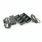 Zebra Two 3 slot battery chargers (charges 6 batteries) with power supply and Y cable, ZQ600, QLn or ZQ500. US power cord incl