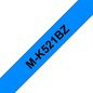 Brother M-K521Bz Label-Making Tape Black On Blue