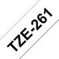Brother TZE-261 TAPE 36 MM - LAMINATED 8M BLACK ON WHITE