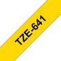 Brother Tze641 Label-Making Tape Black On Yellow Tze
