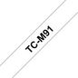 Brother Labelling Tape, 9mm black on clear