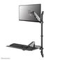 Neomounts by Newstar Neomounts wall mounted sit-stand workstation (Screen, Keyboard & Mouse)